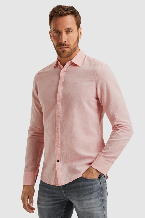 PME legend long sleeve shirt ctn 2tone linen